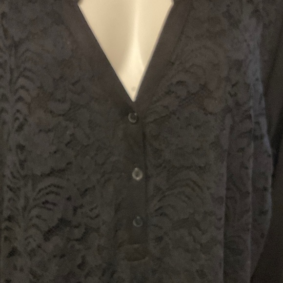 Apt. 9 Black Blouse - Picture 2 of 6
